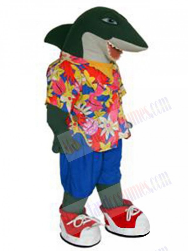 Shark mascot costume