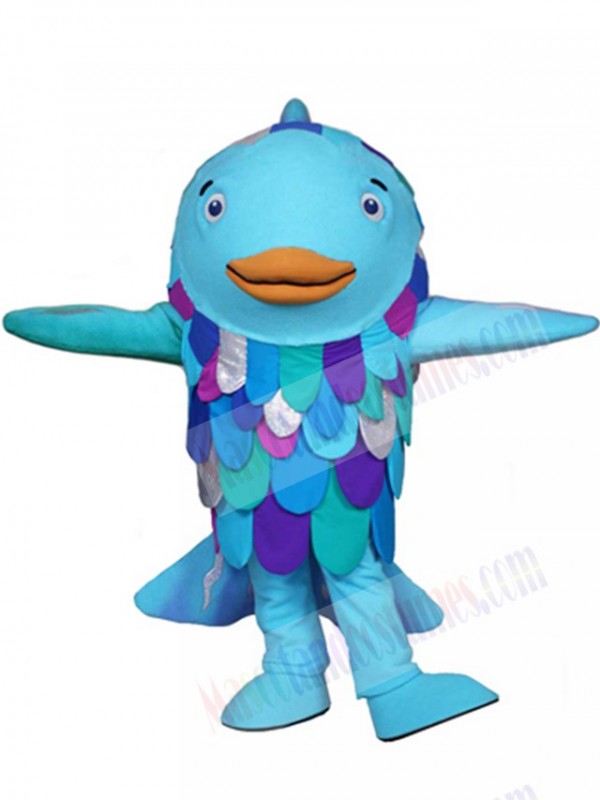 The Rainbow Fish mascot costume