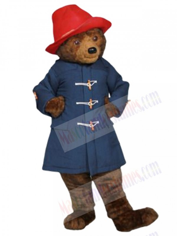 Paddington Bear mascot costume