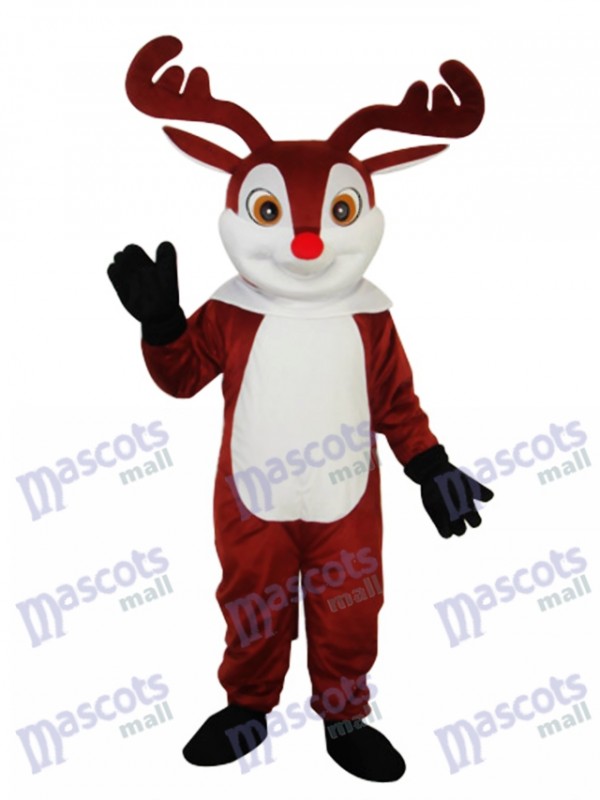 Little Brown Sika Deer Mascot Adult Costume