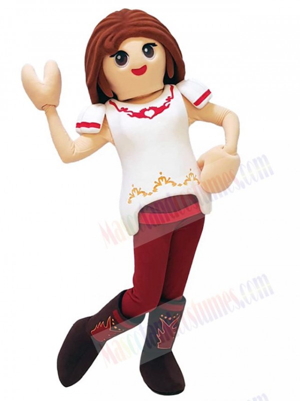 Female mascot costume