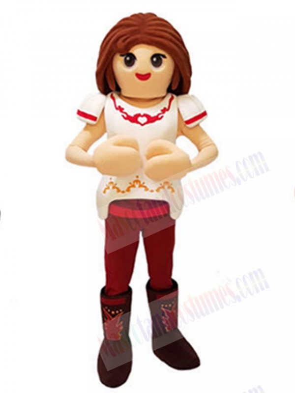 Female mascot costume