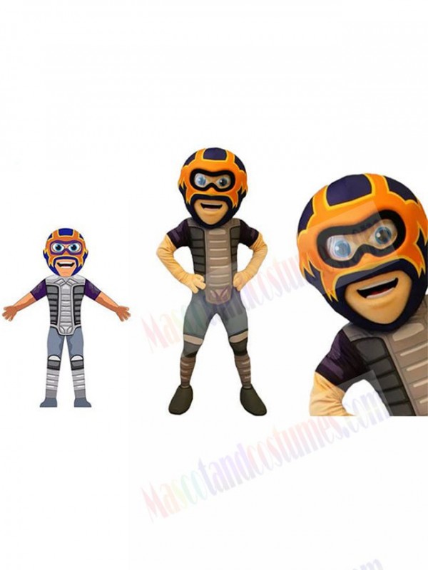 Racer mascot costume