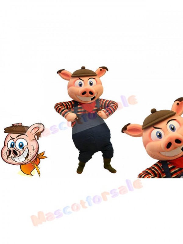 Pig mascot costume