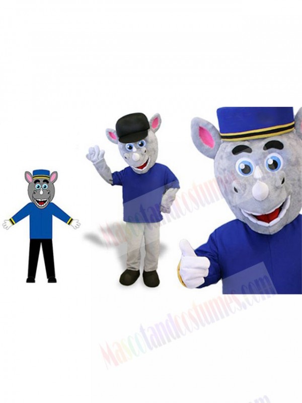 Rhino mascot costume
