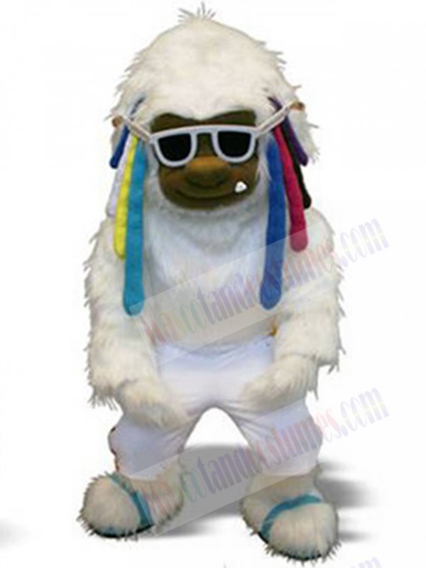 Yeti mascot costume