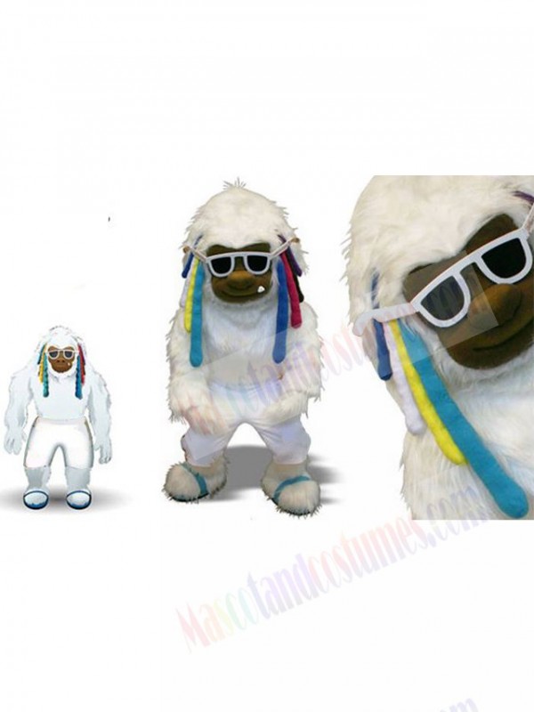 Yeti mascot costume