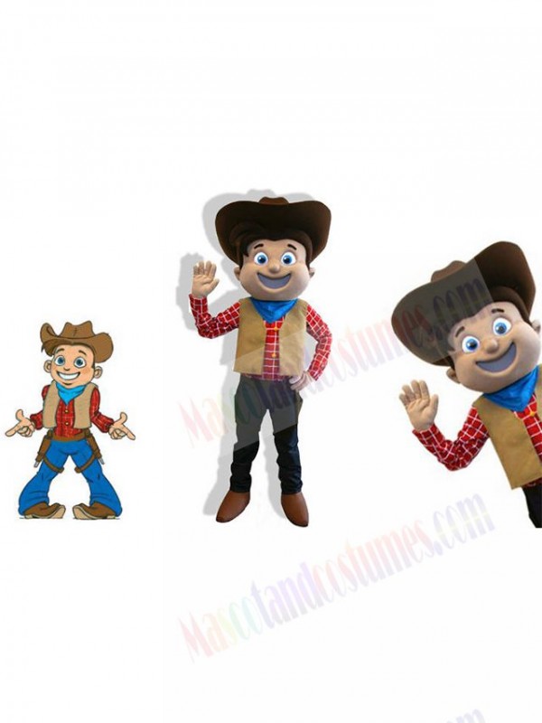 Juvenile Cowboy mascot costume