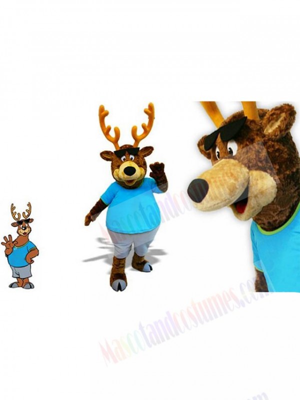 Reindeer mascot costume