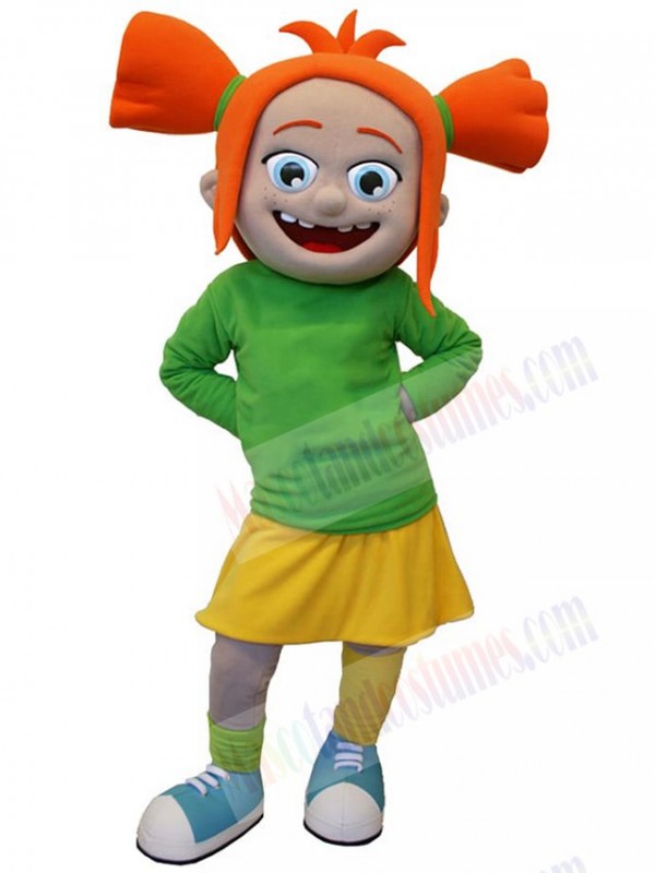 Boy and Girl mascot costume