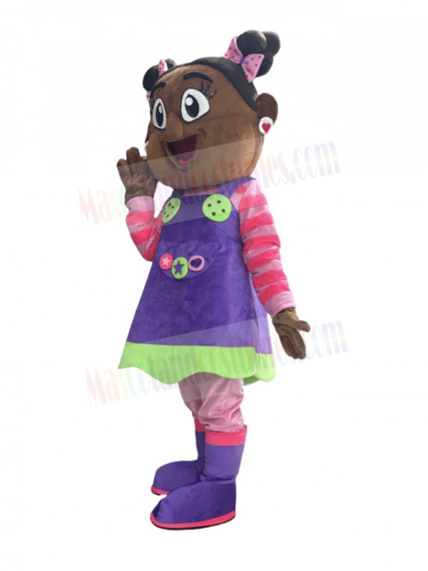 Girl mascot costume