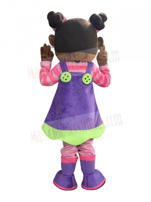Girl mascot costume
