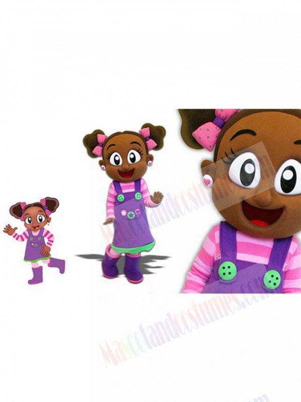 Girl mascot costume