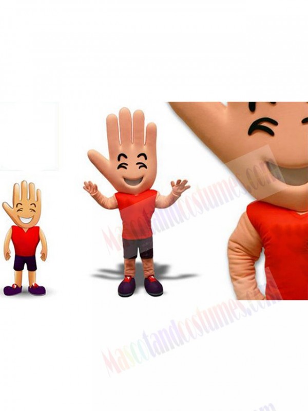 Palm Hand mascot costume