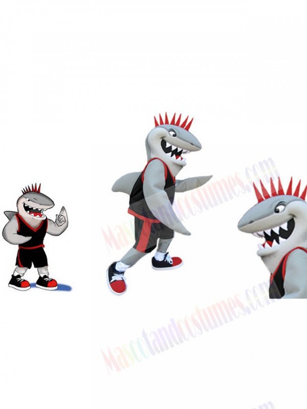 Shark mascot costume