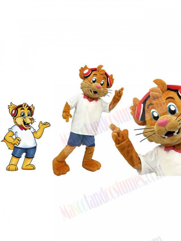 Wolf mascot costume