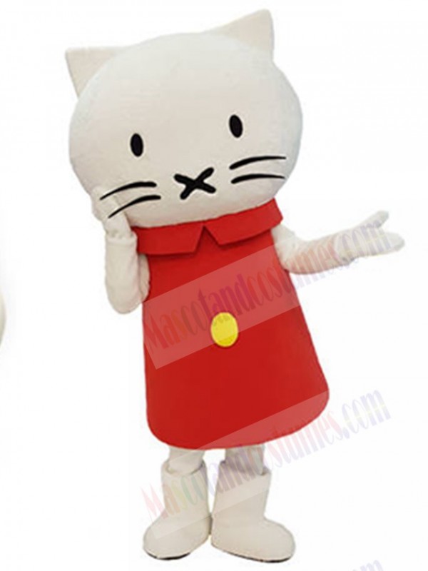 Musti Cat mascot costume