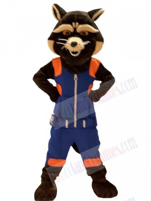 Rocket Raccoon mascot costume