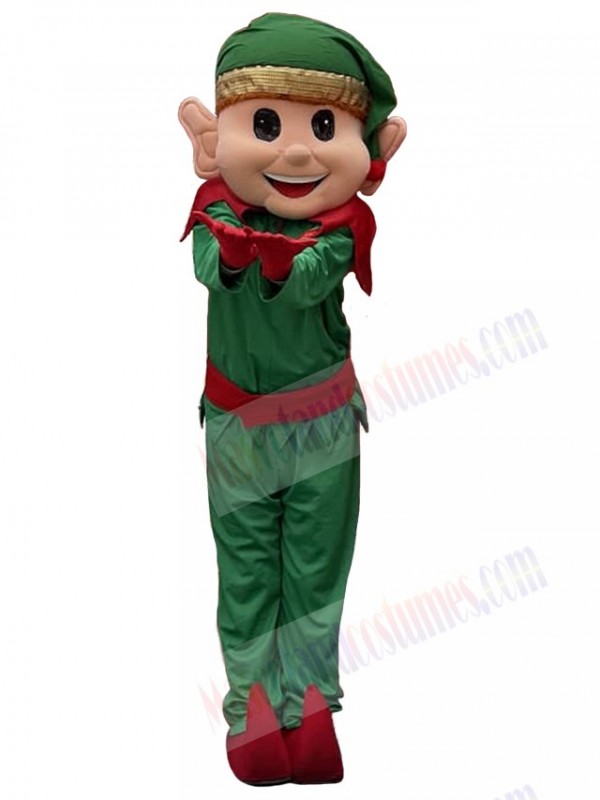 Christmas Elf mascot costume