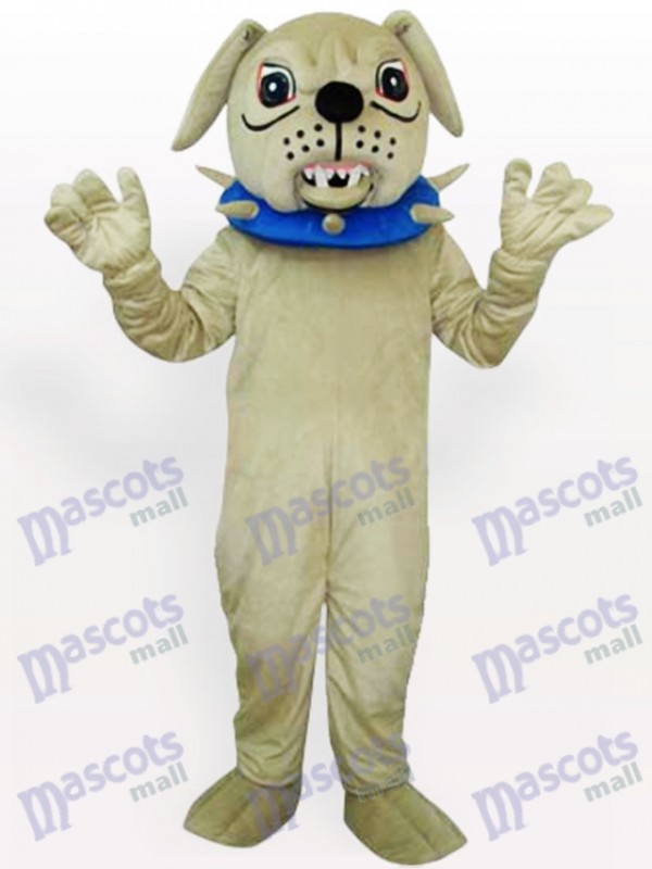 Big Dog with Collar Adult Mascot Costume