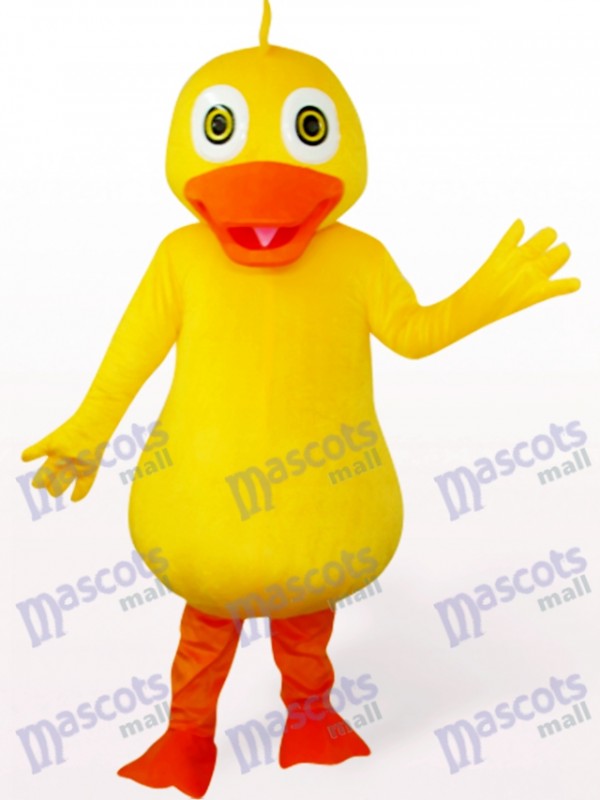 Yellow Duck Poultry Mascot Costume