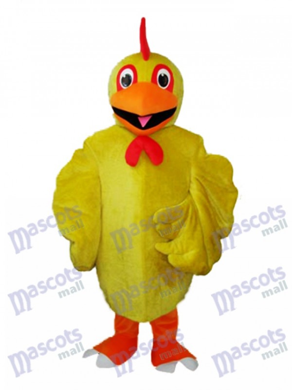 Yellow Chicken Adult Mascot Costume
