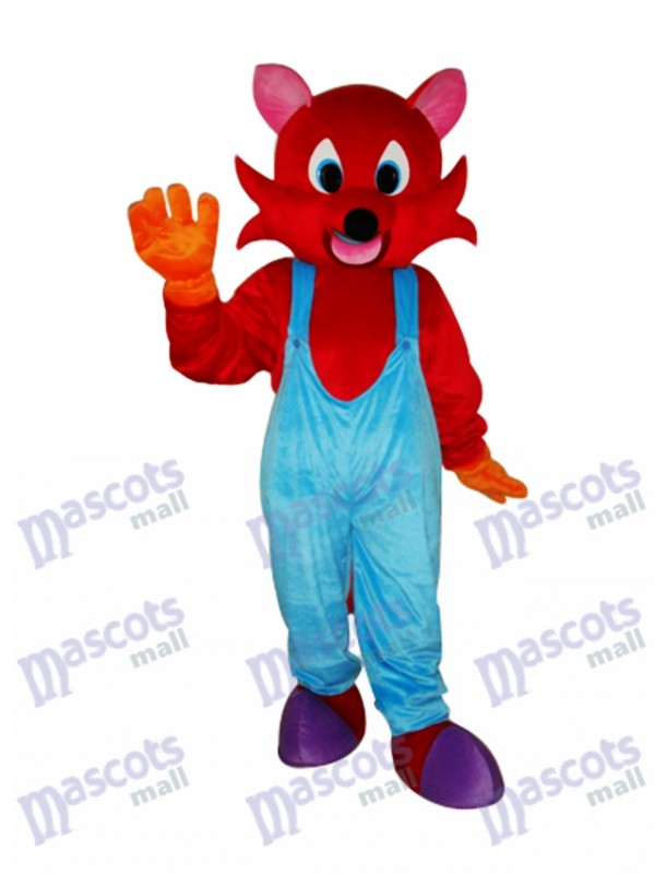 Red Fox Mascot Adult Costume