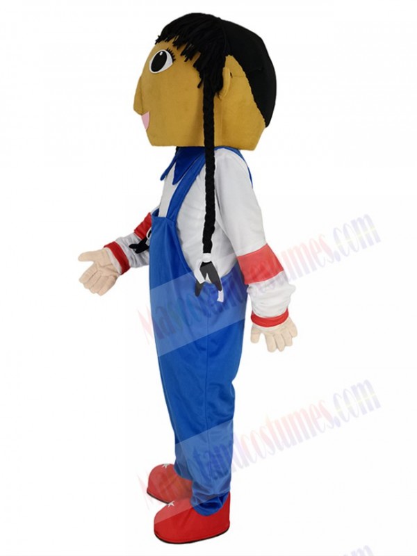 Cowgirl mascot costume