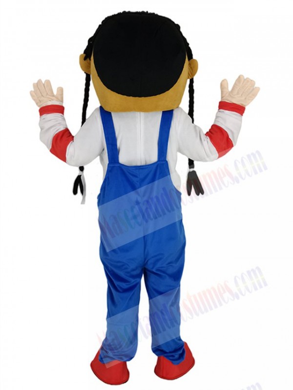 Cowgirl mascot costume