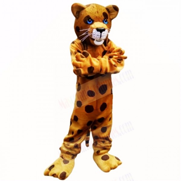 Strong Spotted Leopard Mascot Costumes Adult