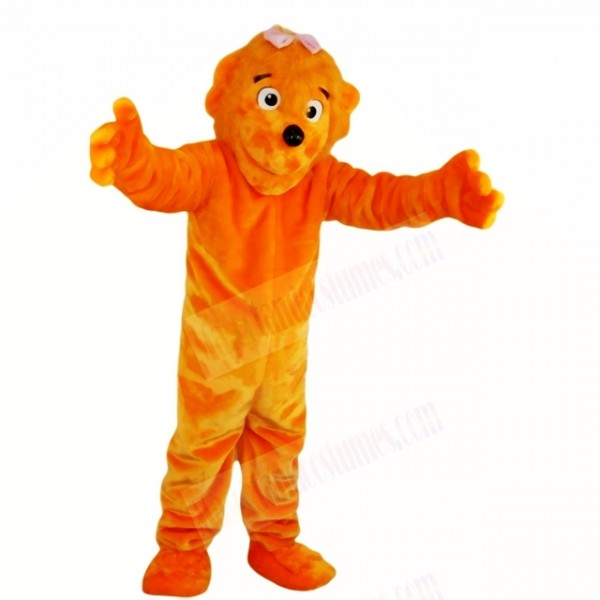 Orange Girl Funny Lion Mascot Costumes Cartoon