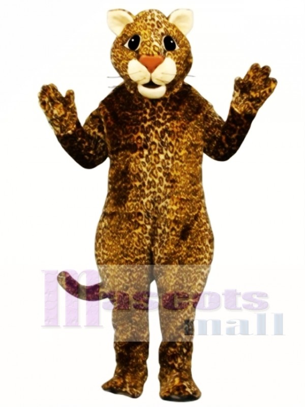 Leaping Leopard Mascot Costume