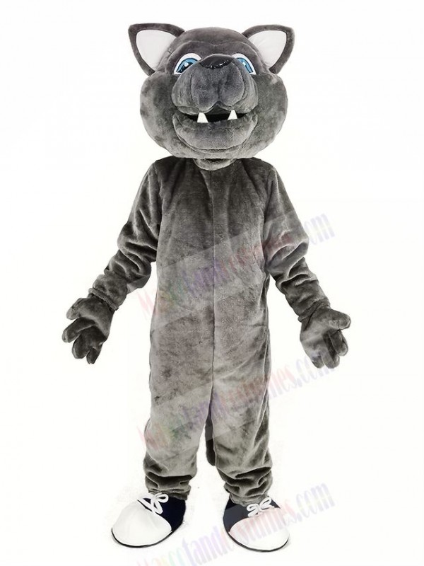 Gray Wolf Mascot Costume Animal