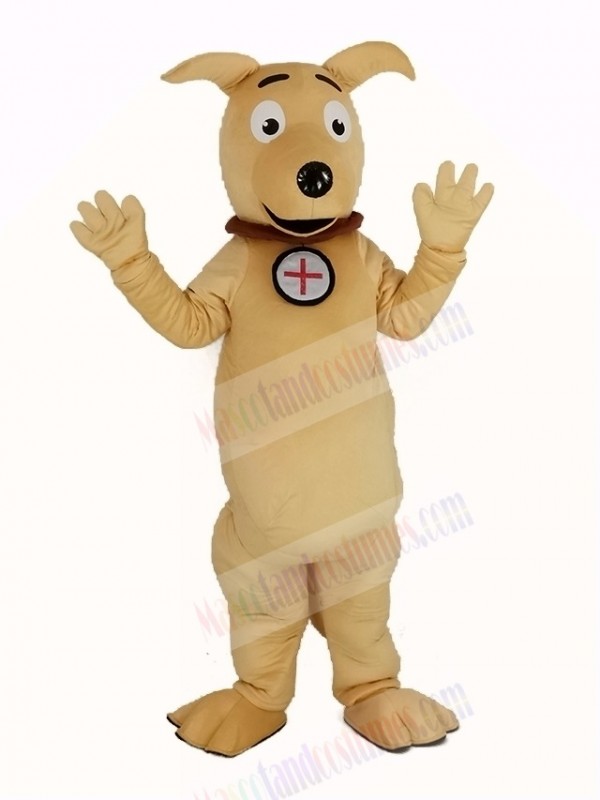 Light Brown Dog Mascot Costume