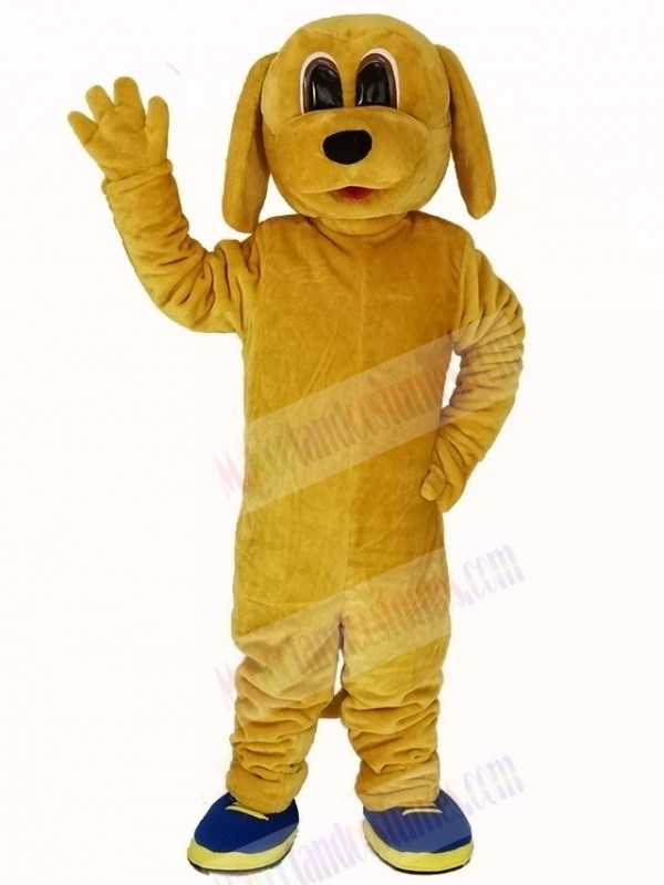 Golden Dog Mascot Costume Animal