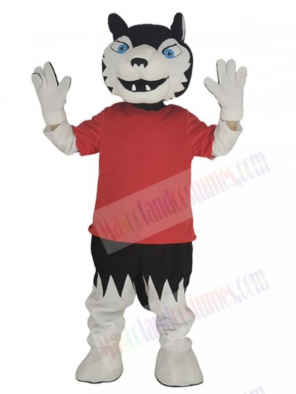 Wolf mascot costume