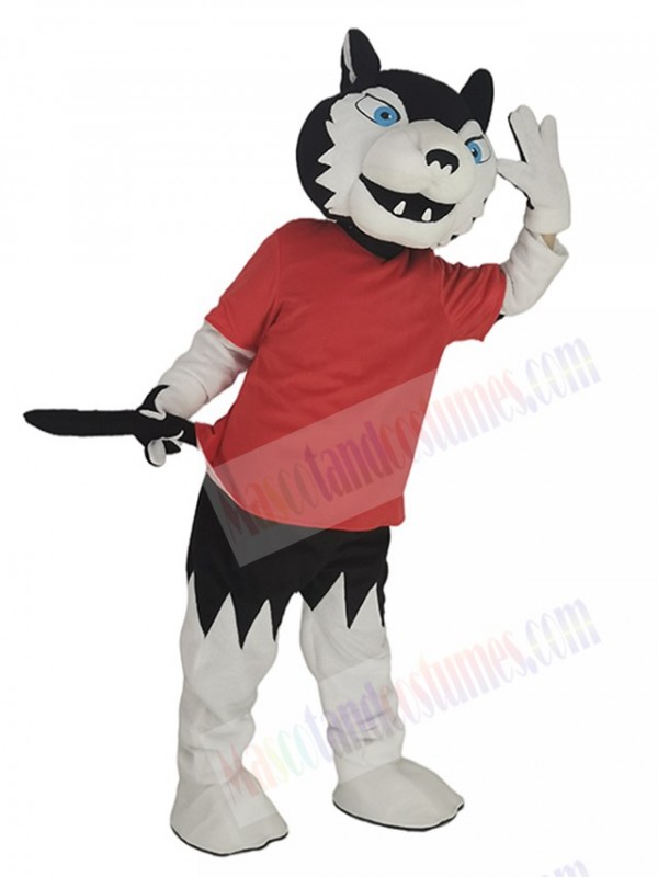 Wolf mascot costume