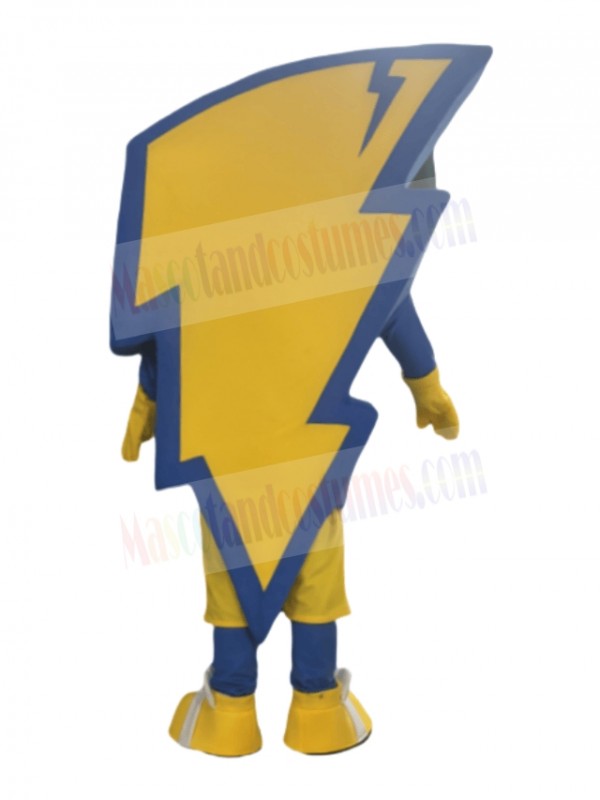Lightning mascot costume