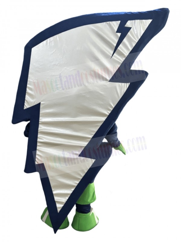 Lightning mascot costume