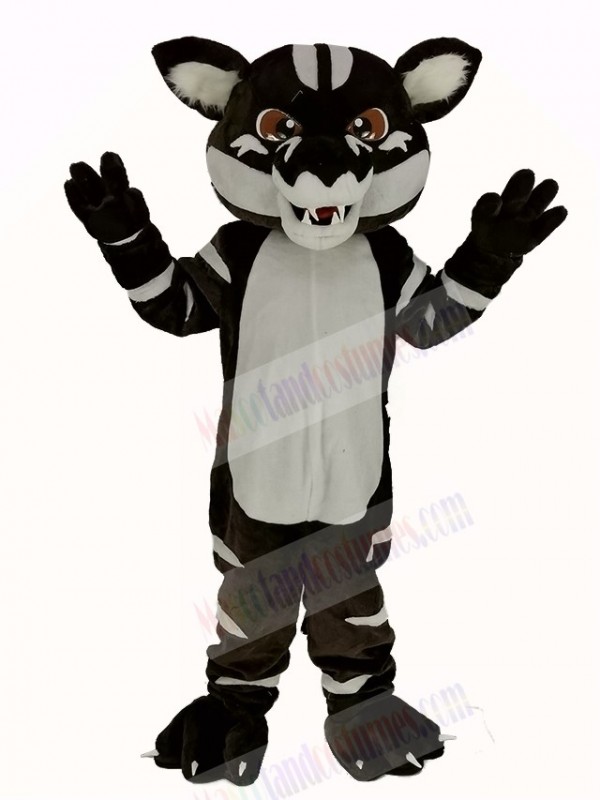 Brown Wildcat Mascot Costume Animal