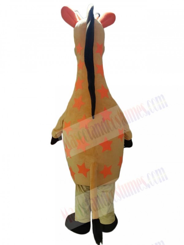 Giraffe mascot costume