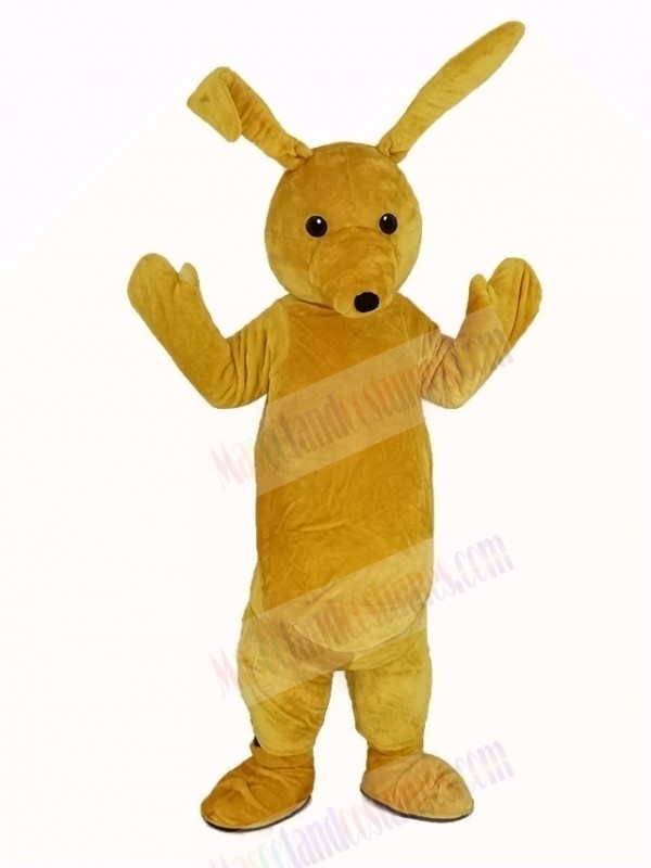 Yellow Rabbit Long Ears Mascot Costume