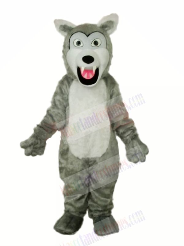 Little Gray Wolf Mascot Costumes Cartoon