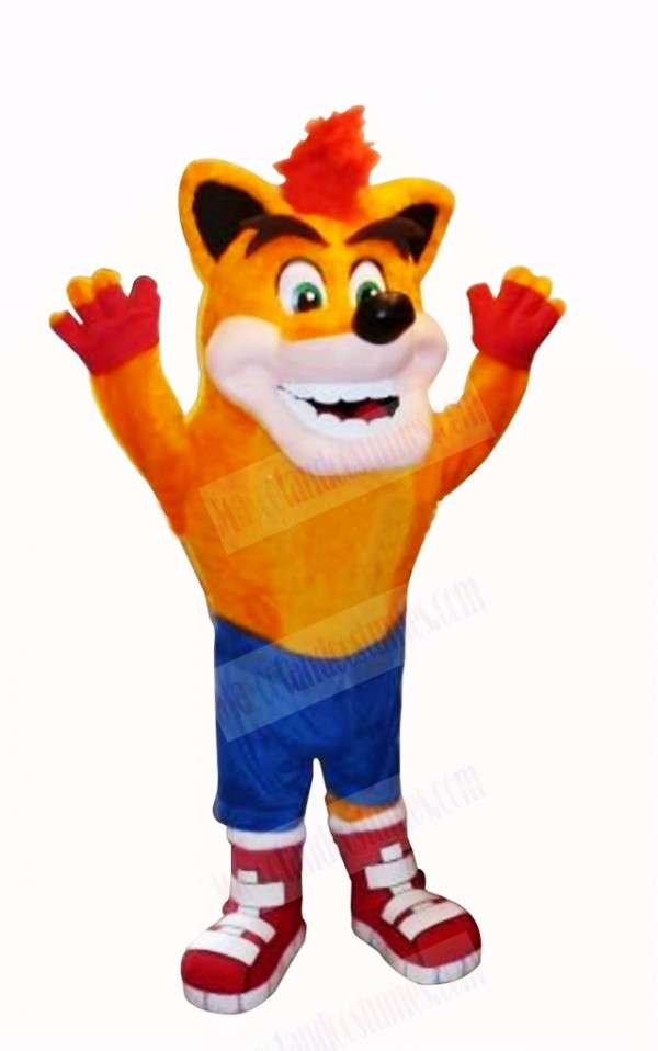 Crash Bandicoot Wolf Mascot Costumes Cartoon	