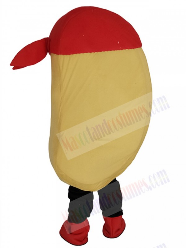 Empanada mascot costume