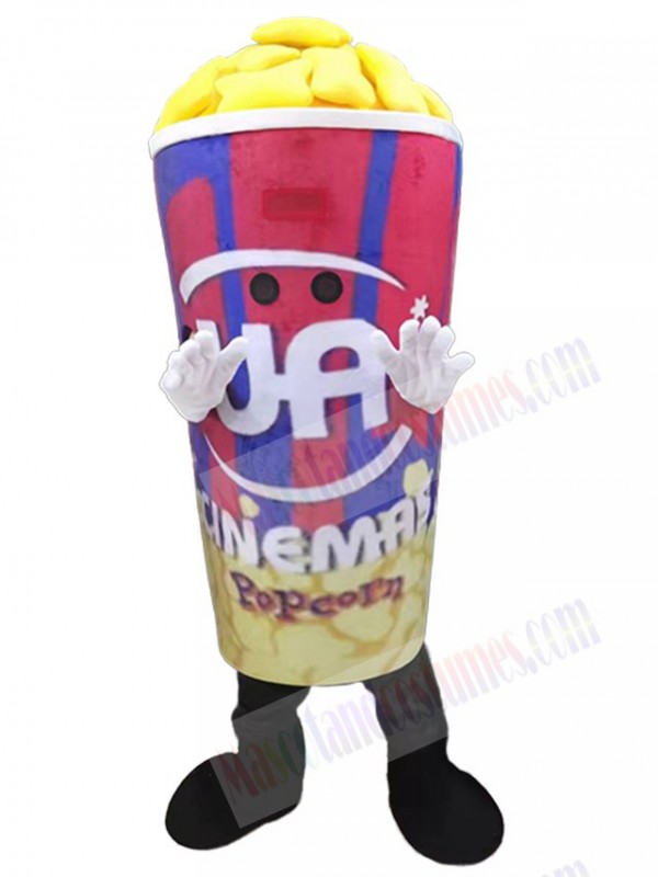 Popcorn mascot costume