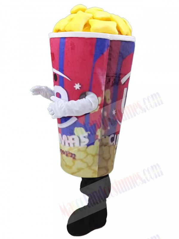 Popcorn mascot costume