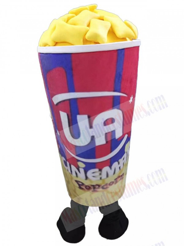 Popcorn mascot costume