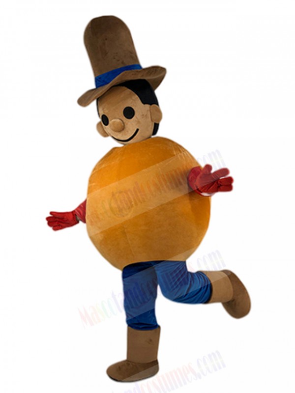Bagel Boy mascot costume