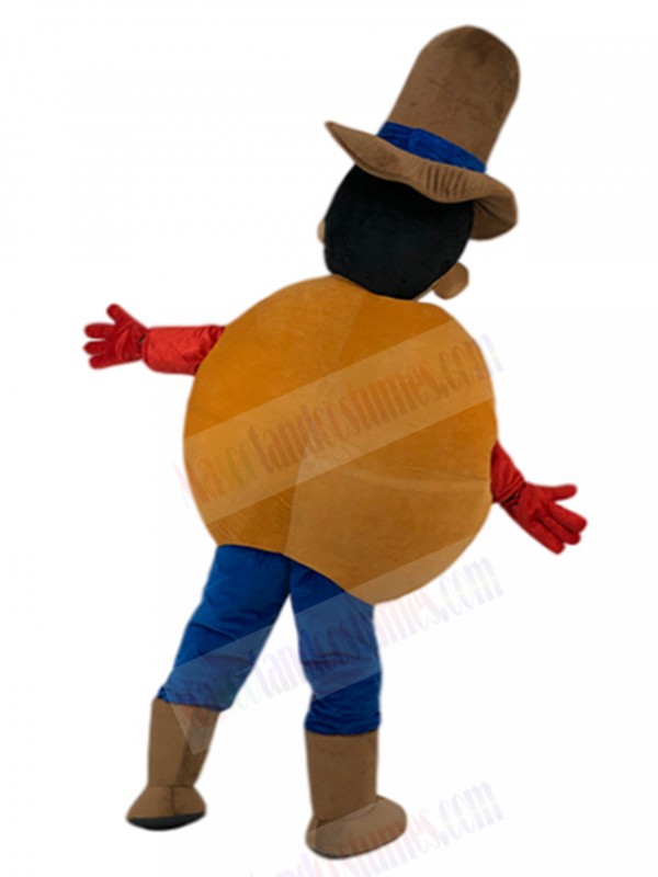 Bagel Boy mascot costume